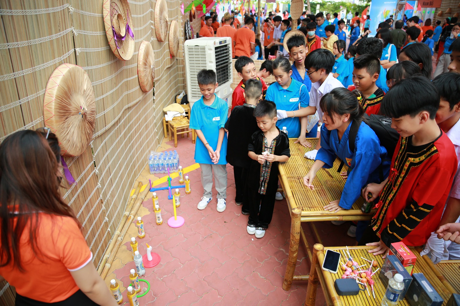 Hope School students cheerful enjoyed the first school day
