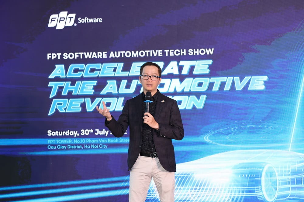 Ông Trần Đăng Hòa Phó Tổng Giám đốc FPT Software chia sẻ tại sự kiện
