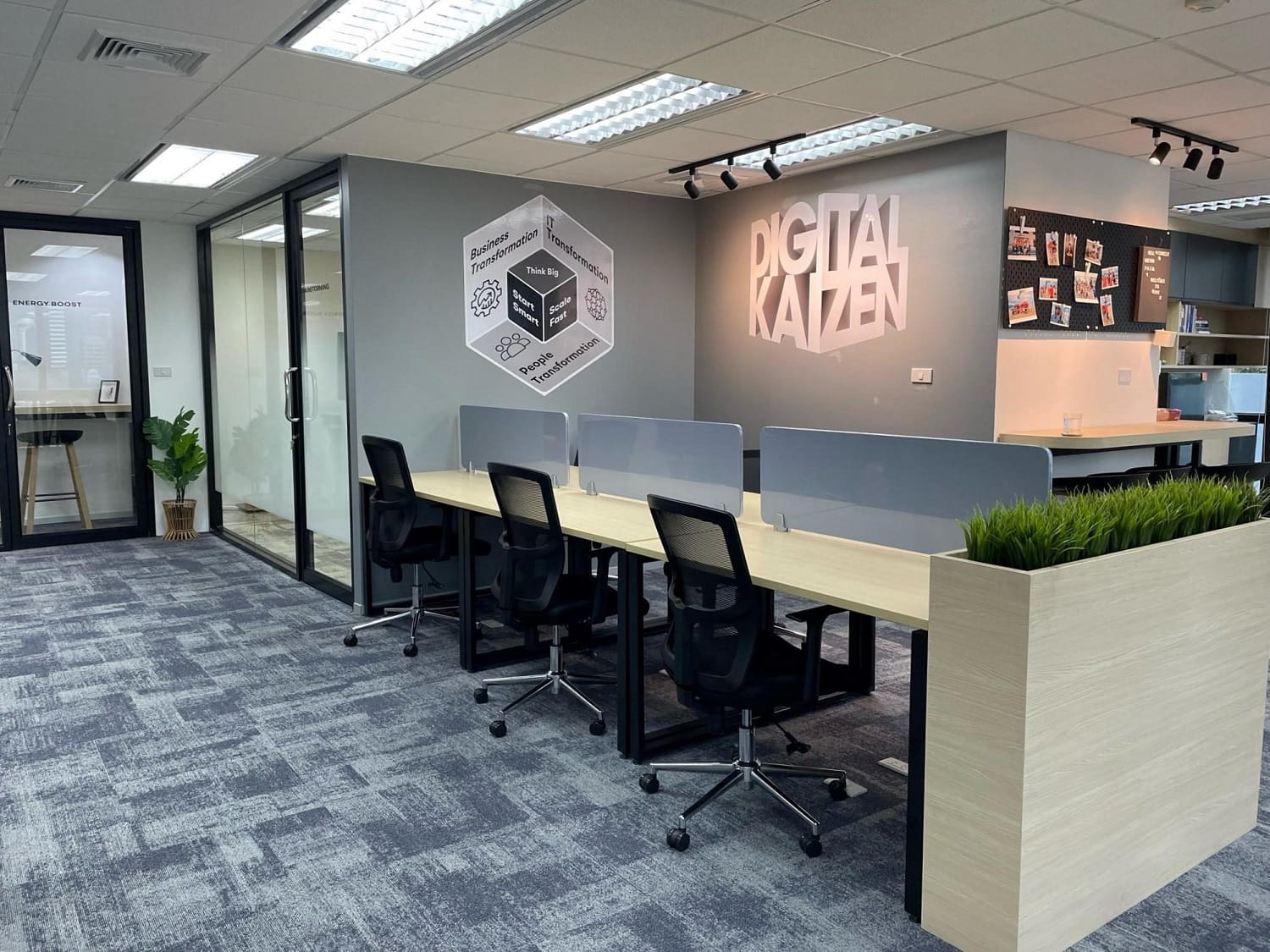 A corner of FPT Software's new office in Bangkok, Thailand