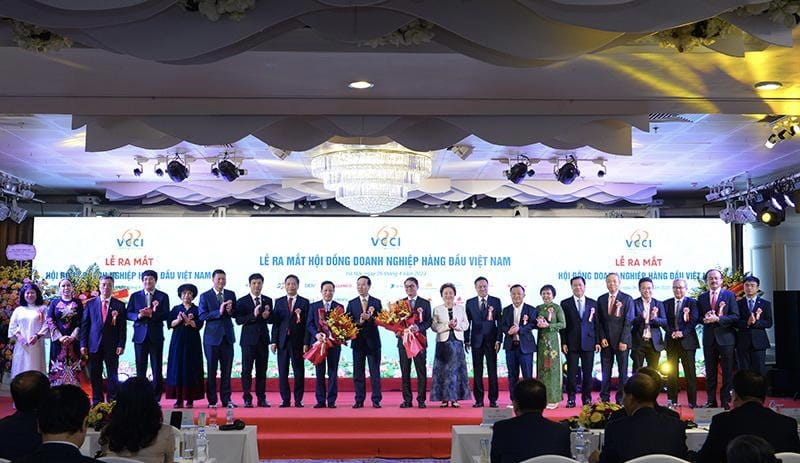 The launch ceremony of Vietnam's Leading Enterprise Council.